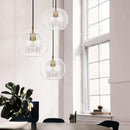 suspension en verre nordique moderne pour décoration intérieure