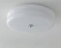 plafonnier led en verre style rétro pour décoration moderne