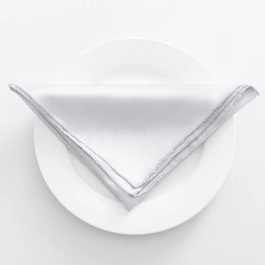Serviette de table satin style moderne pour receptions