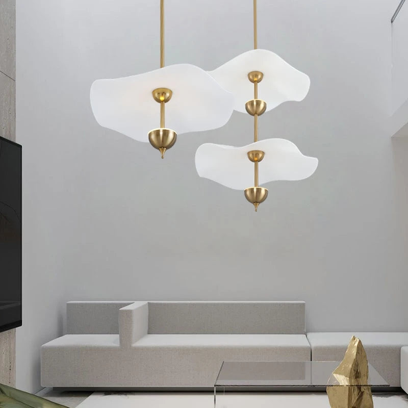 lustre créatif nordique en forme de lotus pour décoration intérieure - vue 6 sur 10