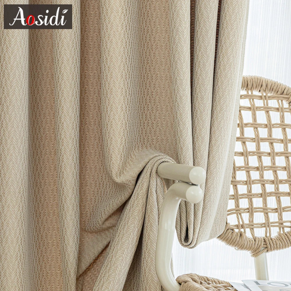 Rideau occultant moderne pour chambre salon isolation thermique - vue 4 sur 8