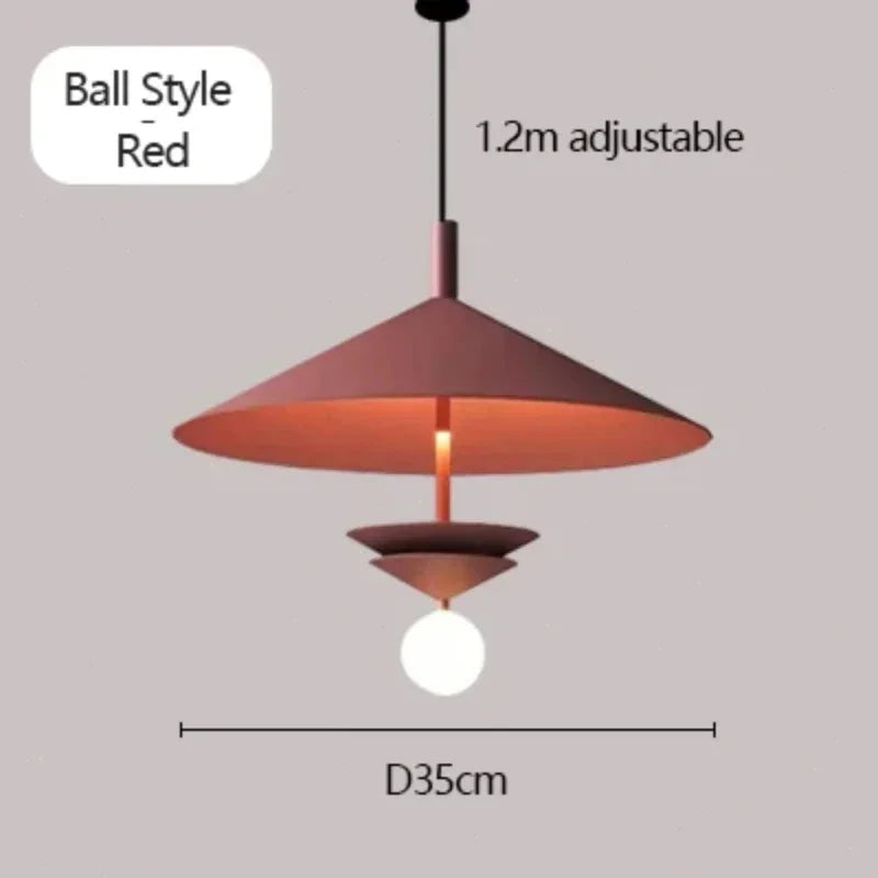 lustre moderne en métal design nordique pour éclairage intérieur - vue 8 sur 11