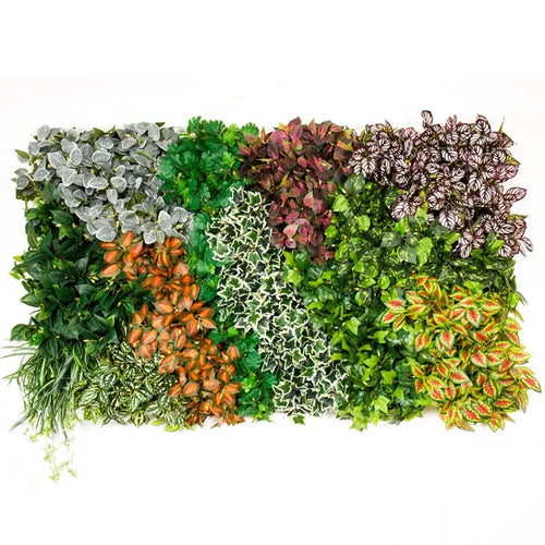 Artificial Grass Green Plants Wall Decor Accessories For Wedding,Plastic Monstera Fake Plants For Home Garden Bonsai Decoration - vue 5 sur 16