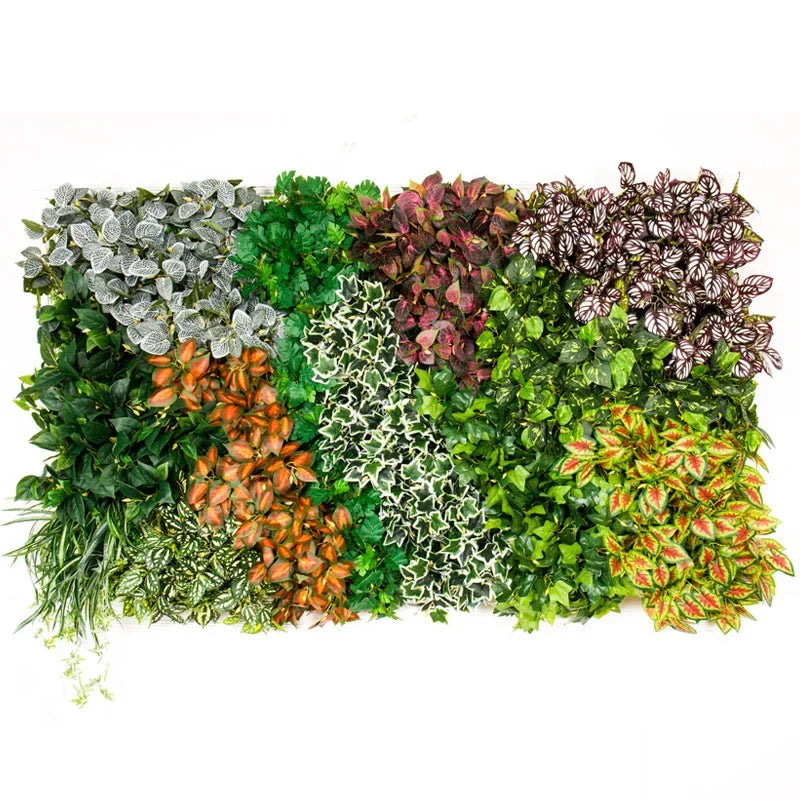 Artificial Grass Green Plants Wall Decor Accessories For Wedding,Plastic Monstera Fake Plants For Home Garden Bonsai Decoration - vue 4 sur 16
