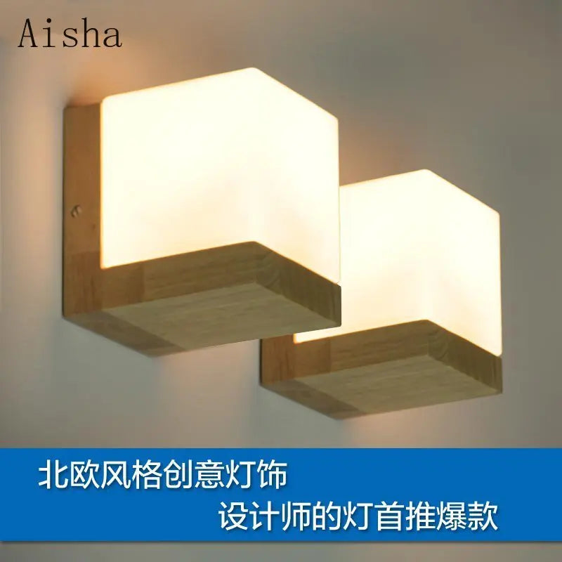 applique murale rétro en verre de sucre style japonais décoratif - vue 4 sur 10