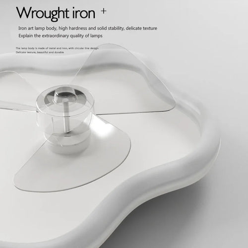 Minimalist Nordic ceiling light with LED and remote control - vue 5 sur 12