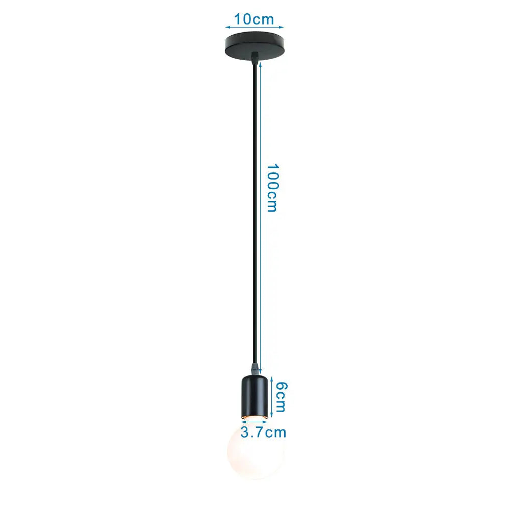 plafonnier led moderne style industriel rétro pour décoration intérieure - vue 13 sur 14