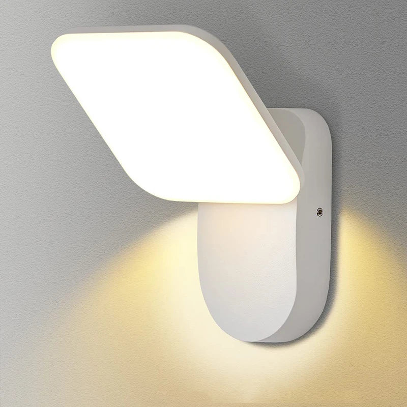 applique murale extérieure led moderne avec capteur étanche pour jardin - vue 7 sur 14