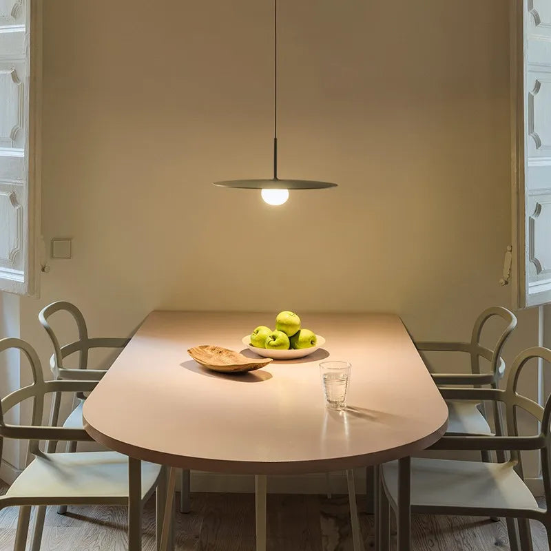 suspension tempo design en verre pour espace moderne - vue 4 sur 9