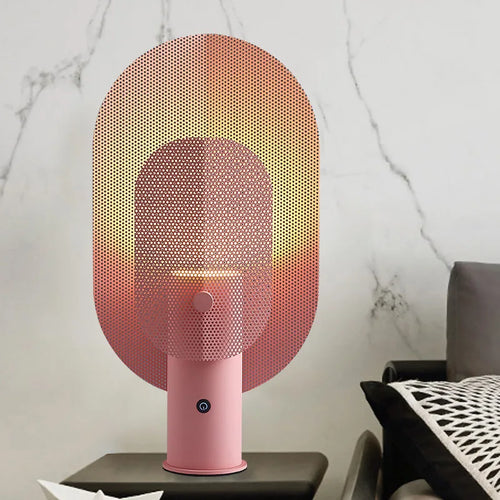 Minimalist Nordic design iron table lamp for modern decor - vue 8 sur 8