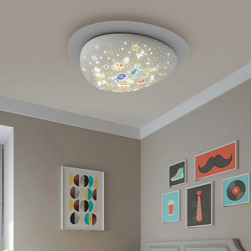 plafonnier led moderne avec intensité variable pour décoration intérieure - vue 6 sur 8