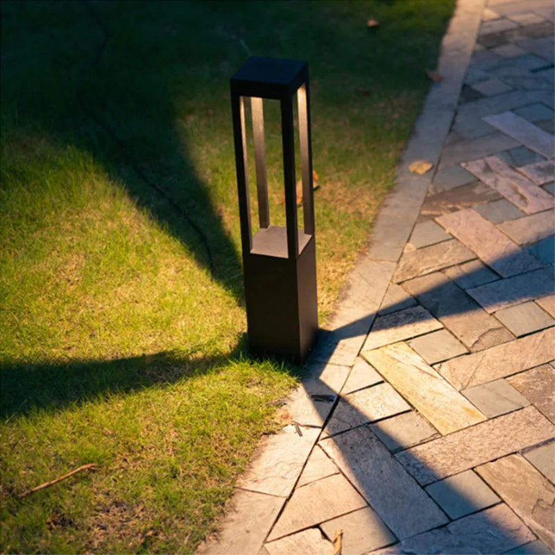 lampe d'extérieur moderne étanche en aluminium pour jardin - vue 4 sur 9