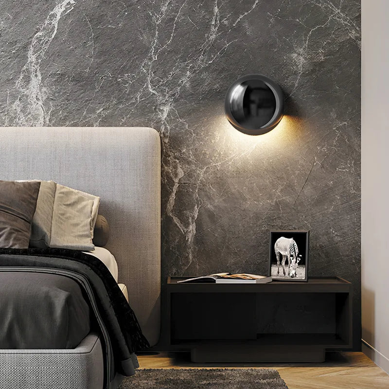 applique murale moderne en fer acrylique 3000k lampe d'ambiance - vue 2 sur 8