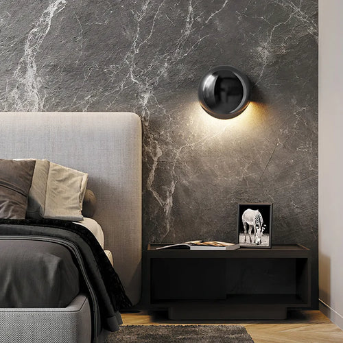 applique murale moderne en fer acrylique 3000k lampe d'ambiance