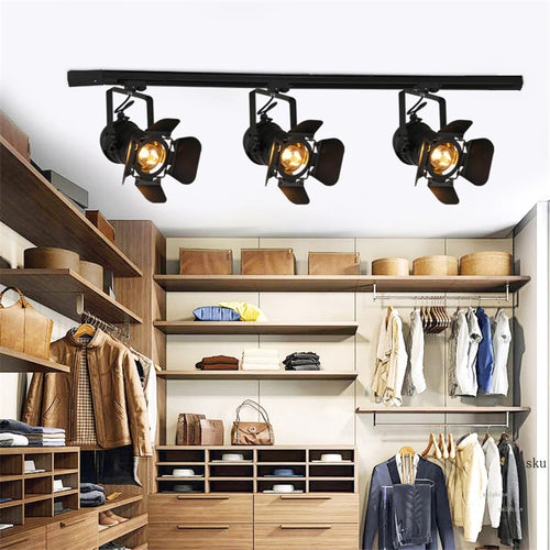 plafonnier led moderne style industriel rétro pour bar et café