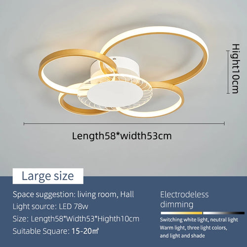 plafonnier led moderne design pour intérieur livraison gratuite - vue 11 sur 10
