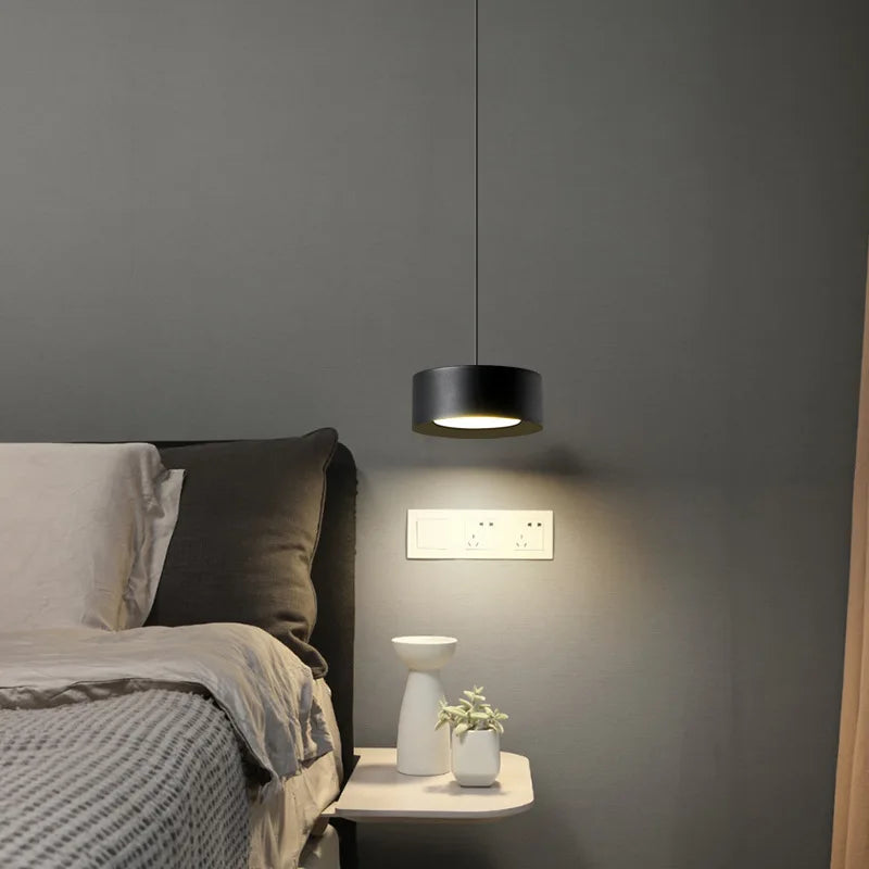 lustre à led doré et noir pour cuisine et restaurant avec gradation - vue 5 sur 8