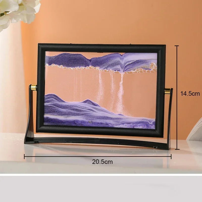 peinture artistique en mouvement sur sable créatif décoratif