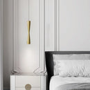lampe led suspendue design moderne cordon cuivre réglable 3 modifiables
