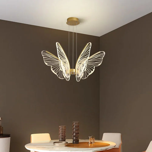lustre nordique moderne à led design créatif décoratif - vue 2 sur 9