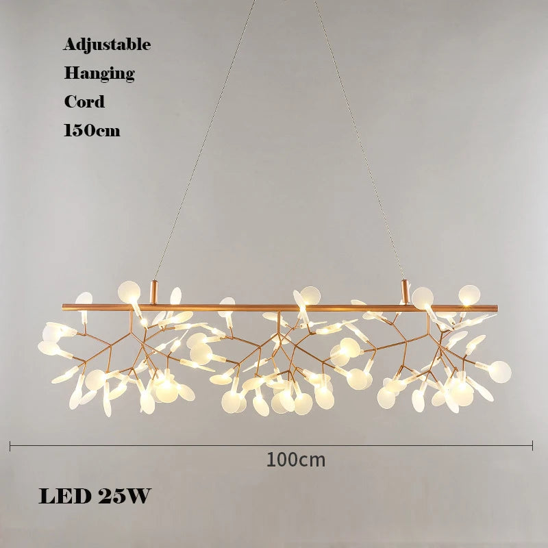 lustre créatif en acier inoxydable et acrylique pour décoration intérieure - vue 18 sur 18