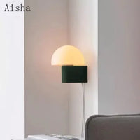 Modern minimalist Nordic style glass wall light