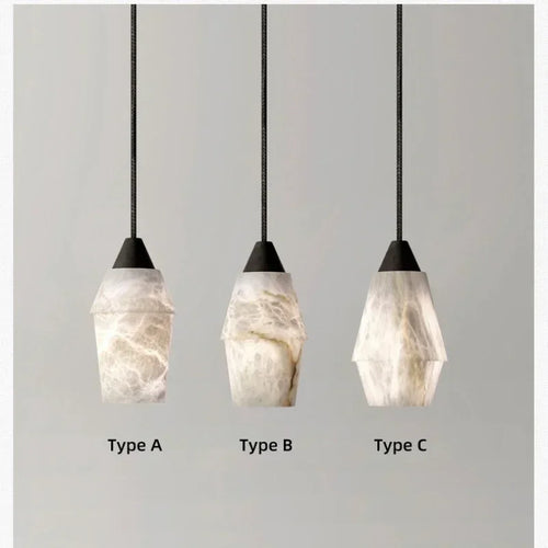 suspension moderne en marbre naturel pour décoration intérieure luxe - vue 7 sur 9