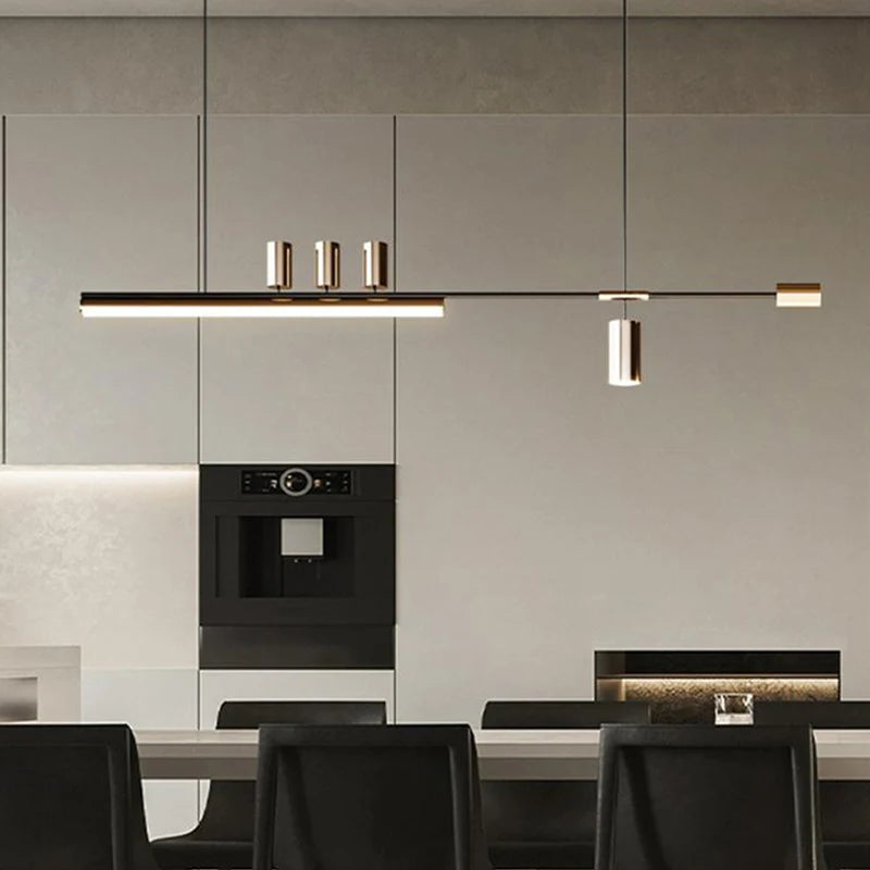 lustre moderne suspendu lumineux pour décoration intérieure - vue 5 sur 10
