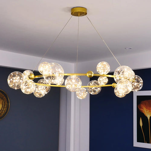 lustre nordique moderne étoilé pour un intérieur créatif