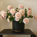 Realistic oriental chrysanthemum artificial flowers for wedding decoration