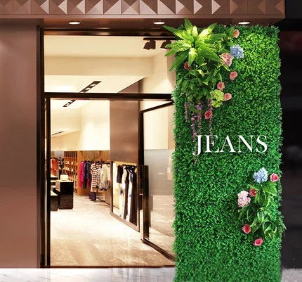 pelouse artificielle décoration murale pour événements et fêtes - vue 14 sur 21