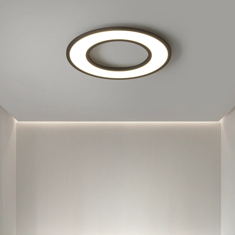 plafonnier ultra-mince moderne à leds pour éclairage intérieur décoratif