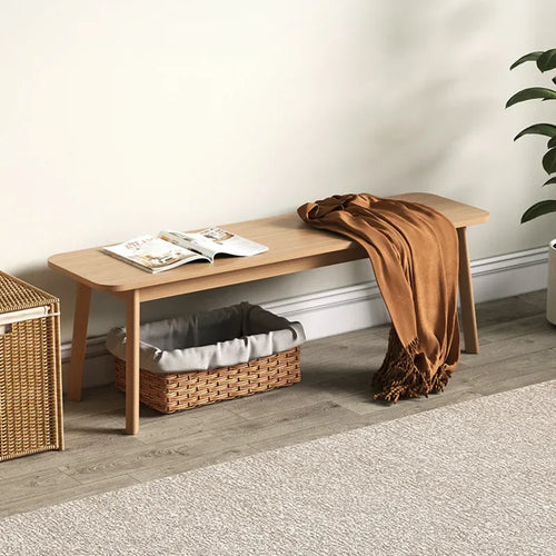 tabouret en noyer pour salle à manger et cabine d'essayage style chinois - vue 2 sur 10