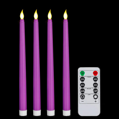 lot de 4 à 72 bougies LED scintillantes sans flamme avec télécommande - vue 15 sur 14