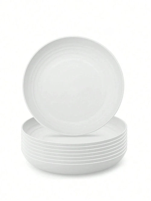 Assiettes dessert reutilisables micro ondes lave vaisselle