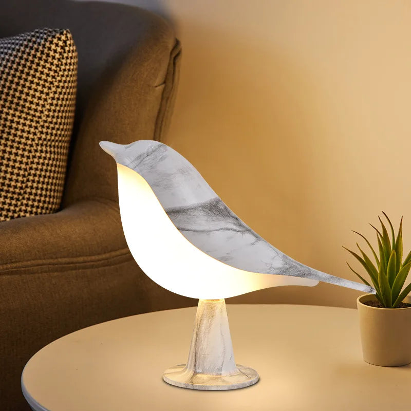 lampe chevet led bois interrupteur tactile moderne simple décoratif intérieur - vue 5 sur 11