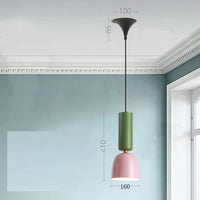 Nordique Loft Chevet Suspension Lumières Chambre Café Salon Salle à manger Étude Macaron Industriel Décoratif LED Lustres Luminaire