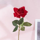Realistic artificial roses for interior decoration