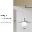 Original umbrella-shaped pendant light with colourful design for interior decoration