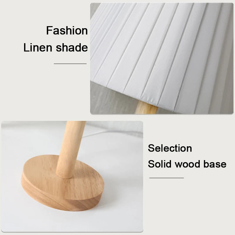 lampe à poser plissée nordique pliable décoration atmosphère maison - vue 6 sur 8