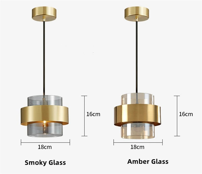 suspension moderne en verre pour décoration intérieure élégante - vue 5 sur 8