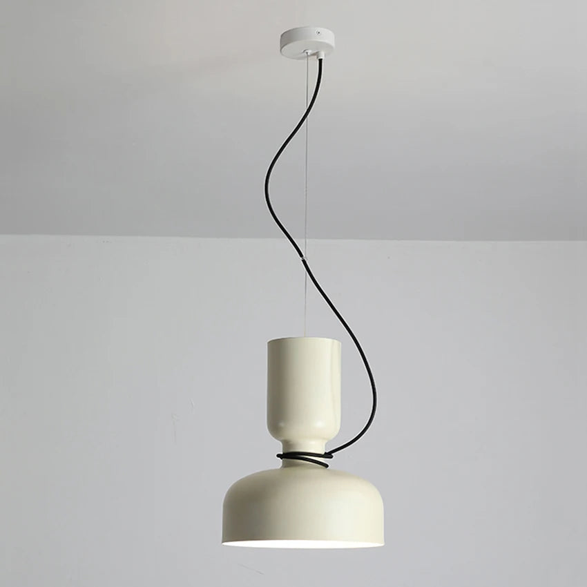 Nordique LED Moderne Danois Designer Art Créatif Restaurant Suspension En Fer Forgé Abat-Jour Bar Café Cuisine Suspension Lampe - vue 5 sur 17