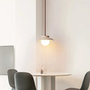 Suspension LED style nordique en pierre pour décoration maison