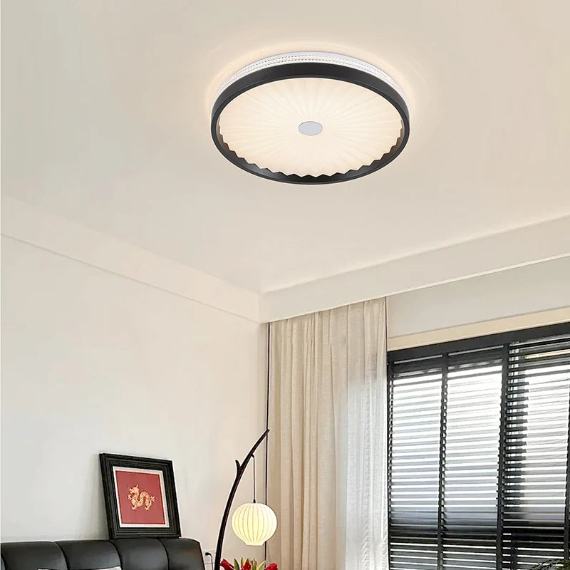 plafonnier rond en style médiéval wabi-sabi pour intérieur élégant - vue 4 sur 8