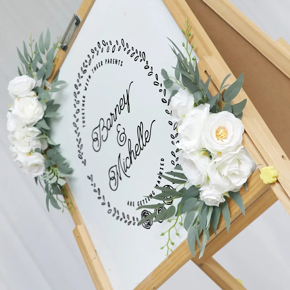 kit de fleurs artificielles pour décorations de mariage boho et accueil - vue 7 sur 8