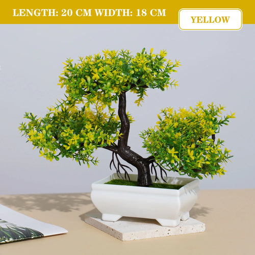 plantes artificielles bonsaï petit arbre décoration intérieure et extérieure - vue 25 sur 32