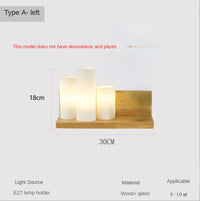 Nouvelle Applique murale nordique bois Art applique de chevet Led européen créatif éclairage intérieur couloir allée balcon cuisine décor lumière