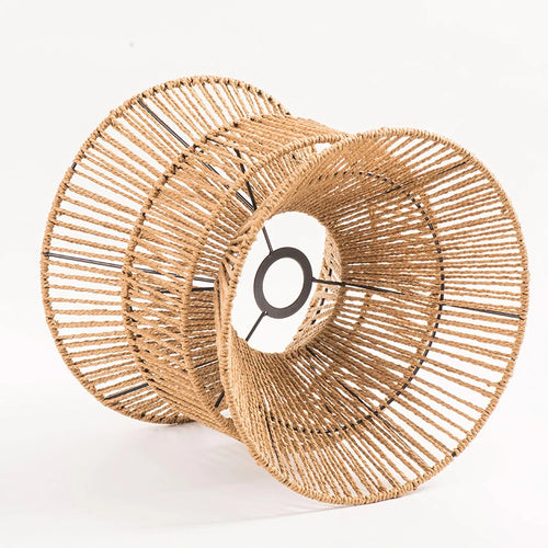 Lustre en corde de papier de Style japonais Wabi-sabi - vue 5 sur 6