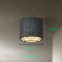 plafonnier led en résine wabi-sabi style nordique pour décoration intérieure