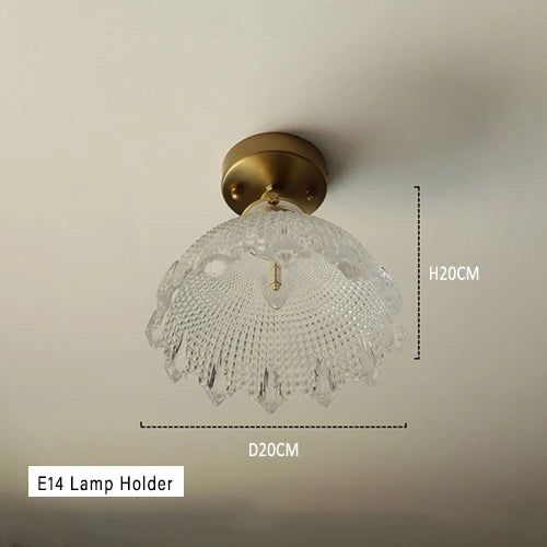 suspension avec Abat-jour en verre éclairage intérieur - vue 10 sur 10